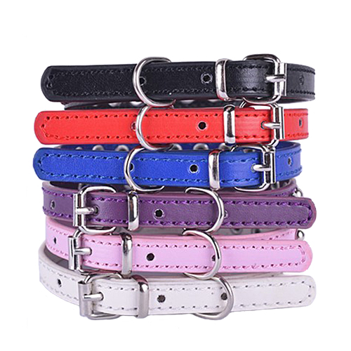 Obroża wzór z okrągłymi nitami ćwiekami piesek szczeniak kotek tył