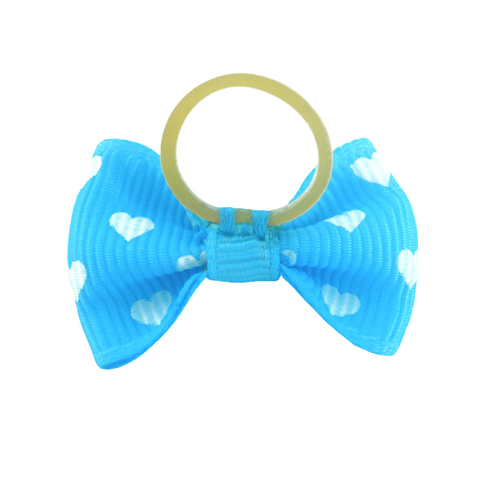 kokardki dla piesków w serduszka wykończenie