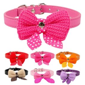 Cute Cat font b Puppy b font Dog Bowknot font b Collar b font font b