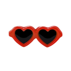 Czerwona spinka dla Yorka modna spinka dla psa czerwona spinka dla shih tzu czerwona spinka dla maltanki spineczka dla maltańczyka czerwona spinka dla psa spineczka serduszka