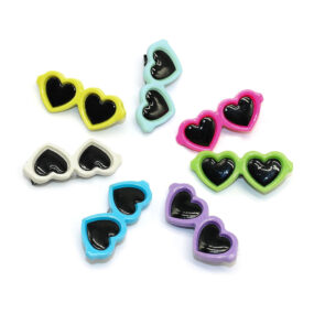 Spinka okulary dla psa, Spinki serduszka metalowa spinka krokodylek spinka dla psa spinka dla Yorka spinka okularki spinka serduszka plastikowa spinka dla psa spinki dla piesków kolorowe spinki spinka shih tzu