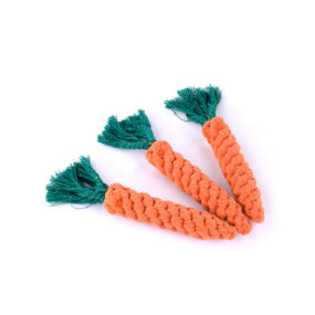 Woofewka marchewka zabawka dla psa gryzak bawełniany z liny ze sznurka śmieszny marchewa bawełniana naturalna śmieszna owczarka boksera spaniela sznaucera setera