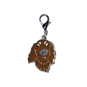 Zawieszka spaniel charms Cocker Spaniel śliczna zawieszka dla właściciela spaniela główka słodka spanielek