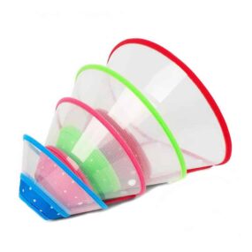 Kołnierz weterynaryjny dla psa dla kota pieska kotka z obszyciem nie obciera rozmiar S M L XL na napy regulowany obszyty do noszenia bez obroży miękki z wyściółką mały zwierzak nie powoduje otarć