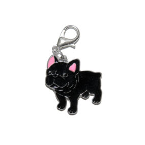 Zawieszka buldog czarny czarna charms Bull Dog śliczna zawieszka dla właściciela buldoga buldożek francuski buldożka francuskiego