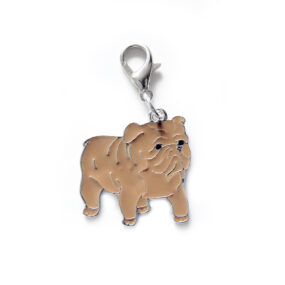 Zawieszka Buldog charms Buldog Angielski English Bulldog śliczna zawieszka dla właściciela Buldoga