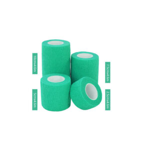 Bandaż opatrunkowy samoprzylepny jednokolorowy cm cm cm cm dla psa kota konia do papilotowania Elastyczny bandaż adhezyjny turkusowy