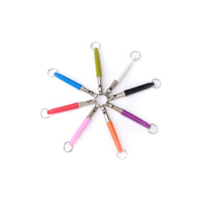 Gwizdek do tresury ultradźwiękowy metalowy kolorowy bardzo cichy z regulacją głośności szkoleniowy do tresury designerski różowy czerwony czarny pomarańczowy tresura