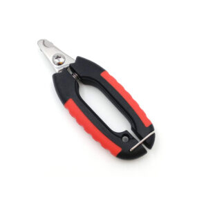 Obcinaczki do pazurów z blokadą cięcia, Cążki małe, podgumowane, z żebrowaniem, wysokiej jakości, do obcinania pazurków, obcinacze cęgowe dla psa, kota, czarne, wygodny uchwyt z blokadą klamrą, blokującą z regulacją