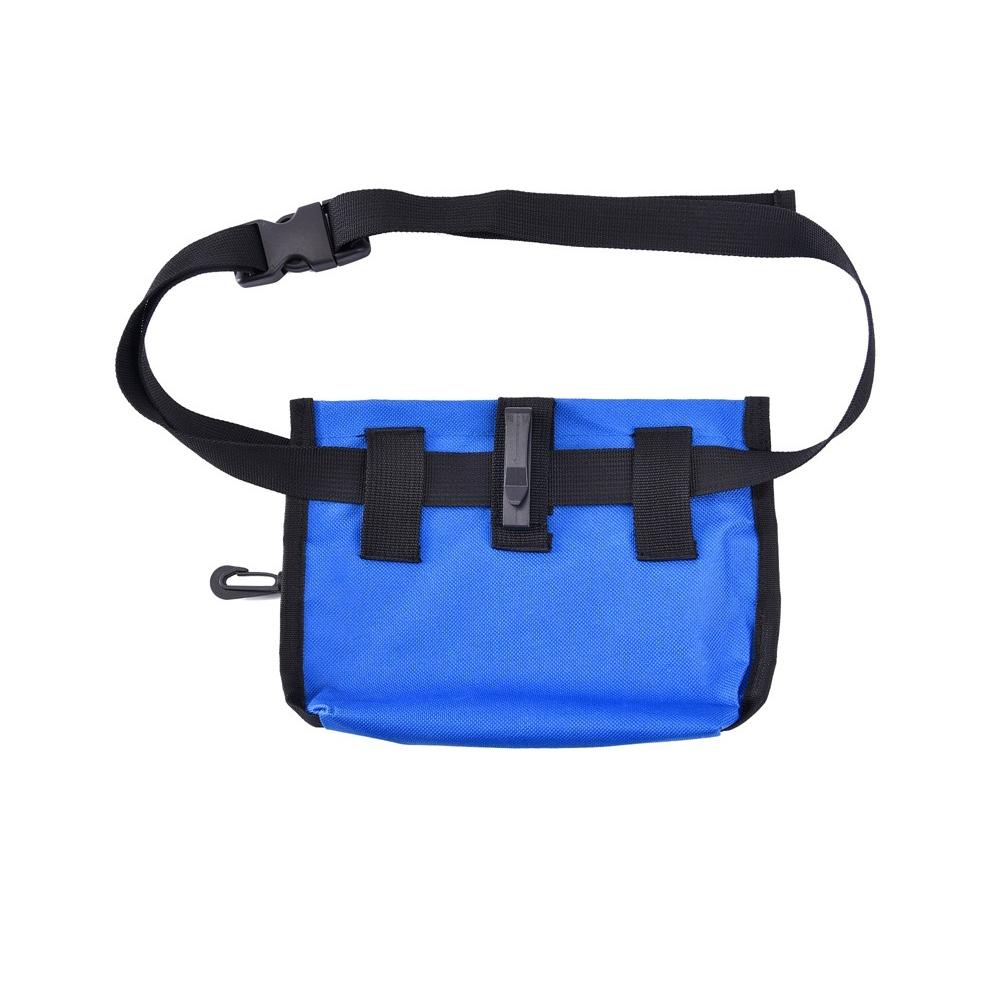 Saszetka treningowa etui poliestrowa niebieska agility szkolenie do szkolenia na spacer torba z odblaskowym paskiem z paskiem na biodra na karmę smakołyki worki higieniczne gwizdek kliker bardzo duża