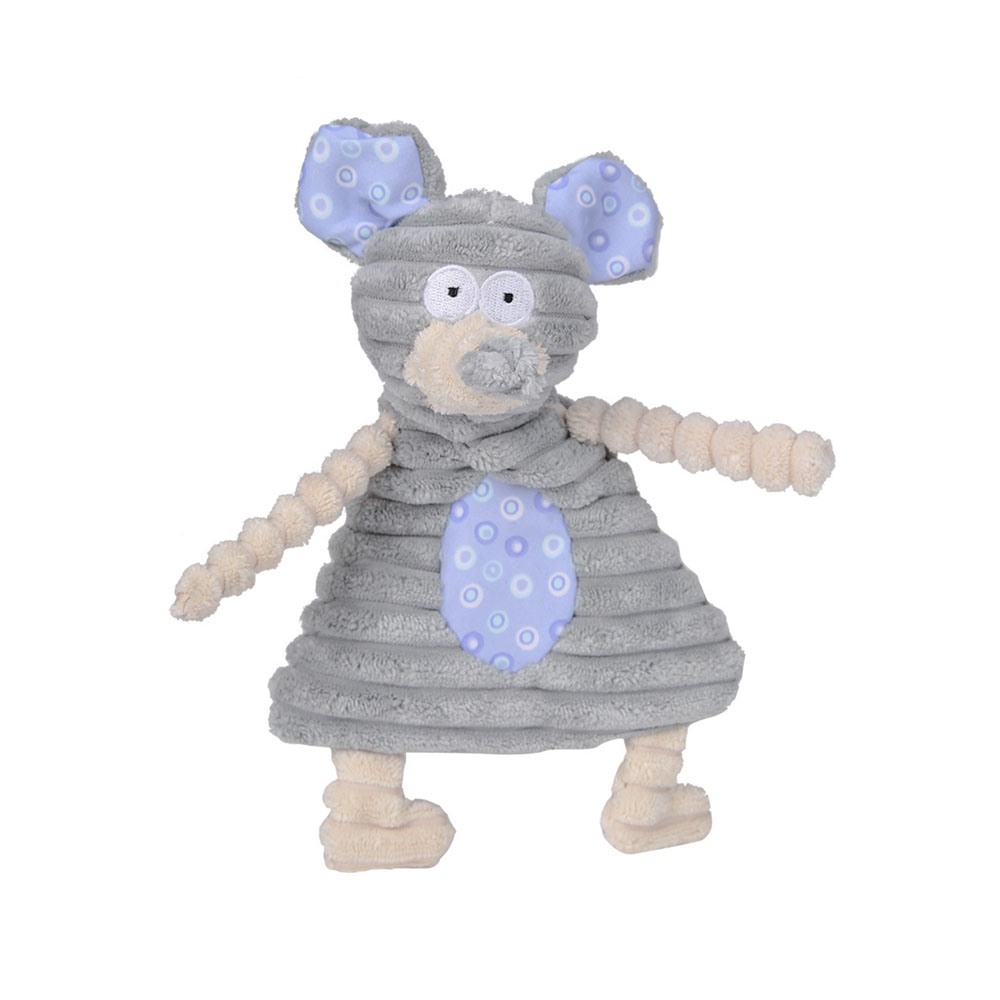 Zabawka dla psa szeleszcząca, zabawka z szeleszczącą folią, mysz, myszka, z folią intrygującą, z piszczałką, szara, dla psa, pieska, małego, piszcząca, szeleszcząca, Yorka, Westa, teriera szkockiego