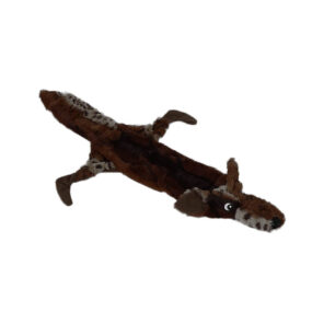 Zabawka bez wypełnienia wiewiórka, Zabawka dla średniego i dużego psa bez wypełnienia inspirowane naturą płaskie bez pluszu długie cm wiewiórka