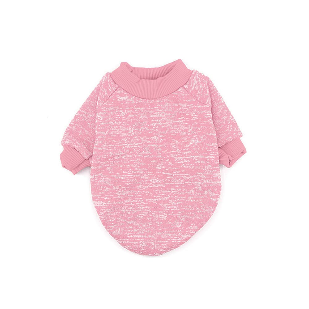 Melanżowe ubranko dla psa bluzka bluzeczka bluza z rękawkiem melanż ocieplana docieplana elegancka jasny róż