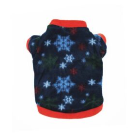 polar w śnieżynki, Polarek dla psa, polar dla psa, polarek dla psiaka, Granatowy, polar dla pinczera, polar dla yorka, ubranko dla pieska, ciepłe ubranie dla psa, ciepły polar dla psa, dla kotka, d