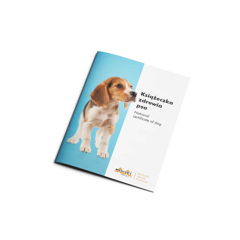 Miedzynarodowa ksiazeczka zdrowia psa Medivet