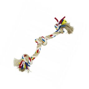 Sznur z supłami bawełna i juta Barry King 42cm, Sznur bawełniany z jutą, z bawełny, supły, szarpak, Barry King 42cm