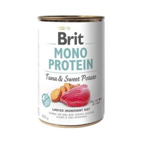 BRIT Mono Protein tuńczyk z batatem, BRIT Mono Protein z tunczykiem i batatem g puszka mokra karma dla psa alergika monoprotein tuna sweet potato