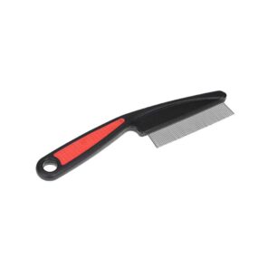 Grzebien do usuwania pchel wyczesywania pyska uszu lap usuwania zanieczyszczen brudu dla malych zwierzat psow czarno czerwony