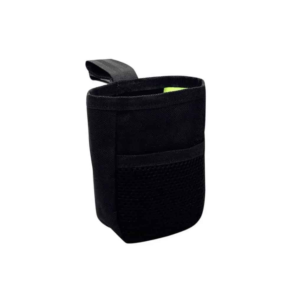 Mała saszetka treningowa, saszetka na rzep, torba na smaczki, czarna torebka na smakołyki