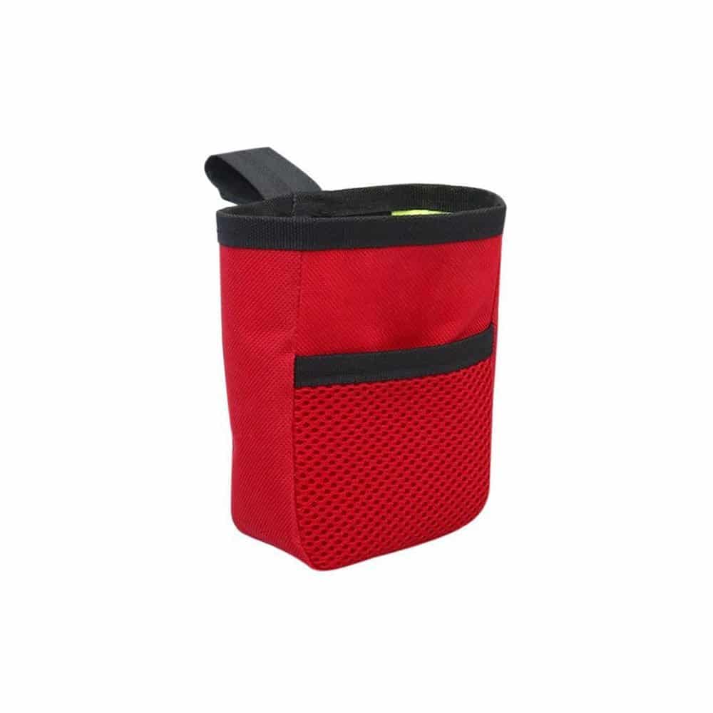 Mała saszetka na przysmaki, worek szkoleniowy, treningowa, saszetka na rzep, torba na karmę, czerwona torebka na smakołyki