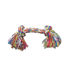 Szarpak ze sznura dla psa Pet Nova 30cm, sznur bawełniany, lina, zabawka z liny, dla psów małych, dla psów średnich, dla psów ras średnich, kolorowy, bawełna, naturalny, bezpieczny, sznurek, prosta