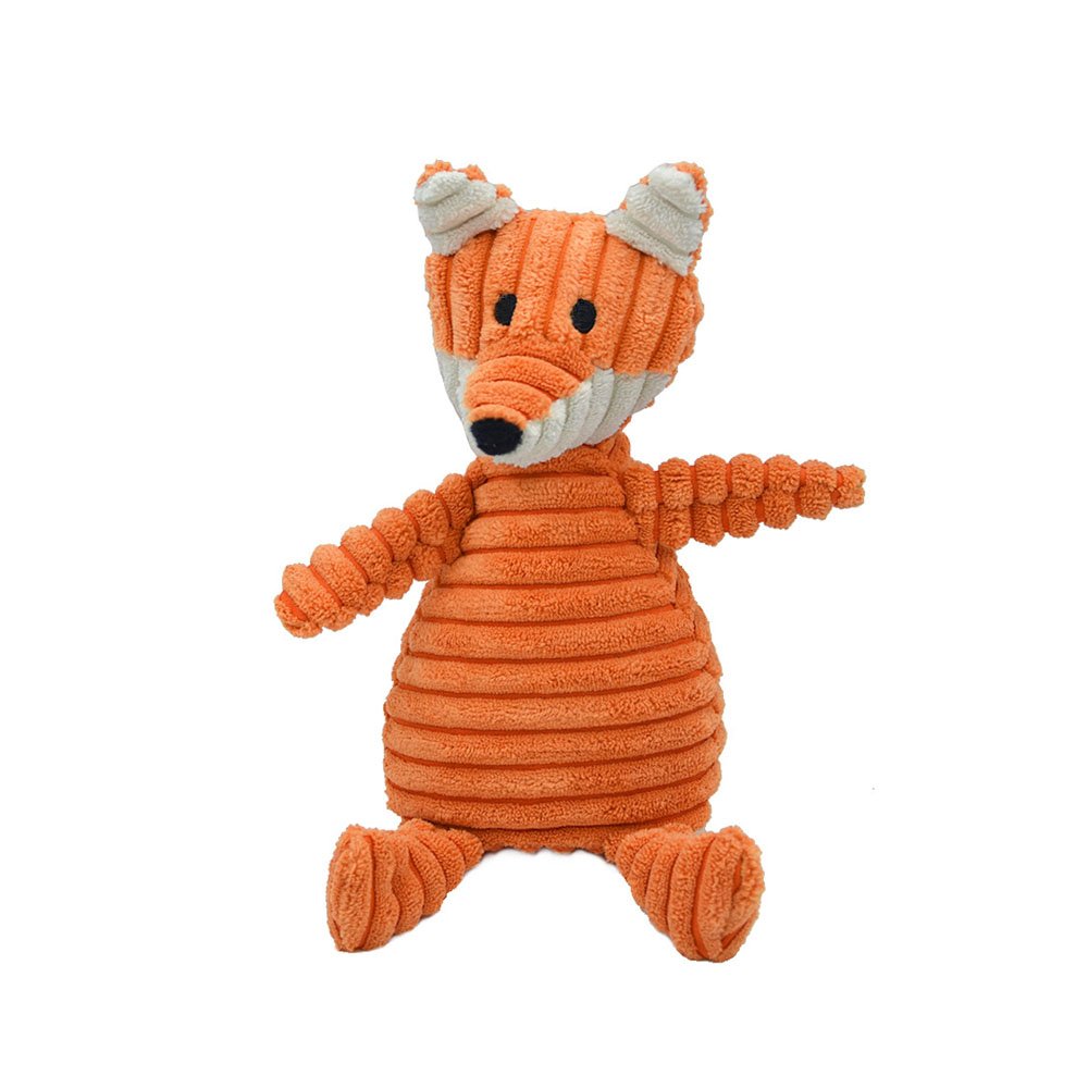 Zabawka dla psa lis 24cm, pluszowy lisek, bezpieczna zabawka dla psa, maskotka dla psa, pomarańczowa