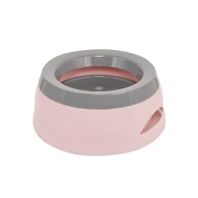 Niechlapiąca miska 750 ml różowa, miska zapobiegająca chlapaniu, pływająca miska, niechlapiąca miska, łatwa do mycia niechlapiąca miska, 0,75L