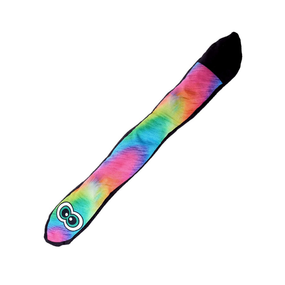 Długi wąż multikolor zabawka dla psa, zabawka 60 cm z pluszem dla dużego psa, z piszczałką, szeleszczące zabawki dla psów, długi kolorowy wąż dla psa, maskotka dla psa