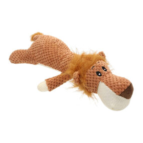 Duża zabawka dla psa pluszowy lew 36cm, bezpieczna zabawka dla psa, pluszak duży dla dużego psa