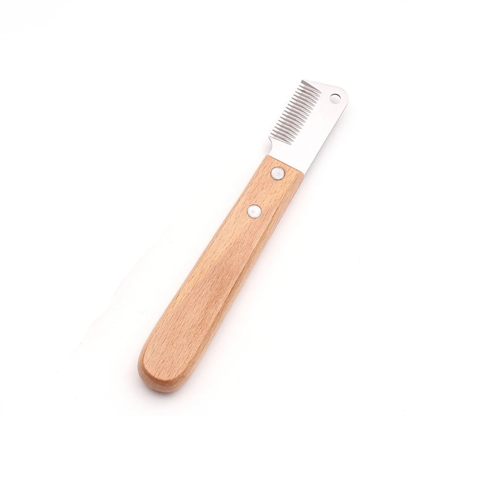 Trymer klasyczny do każdego typu szaty, dla początkujących, drewniany, do każdej sierści, dla westów i sznaucerów