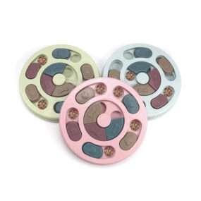 Zabawka edukacyjna dla psa na smakołyki, okrągła, zabawka węchowa dla pieska, kota, logiczna, gra dla zwierzaka