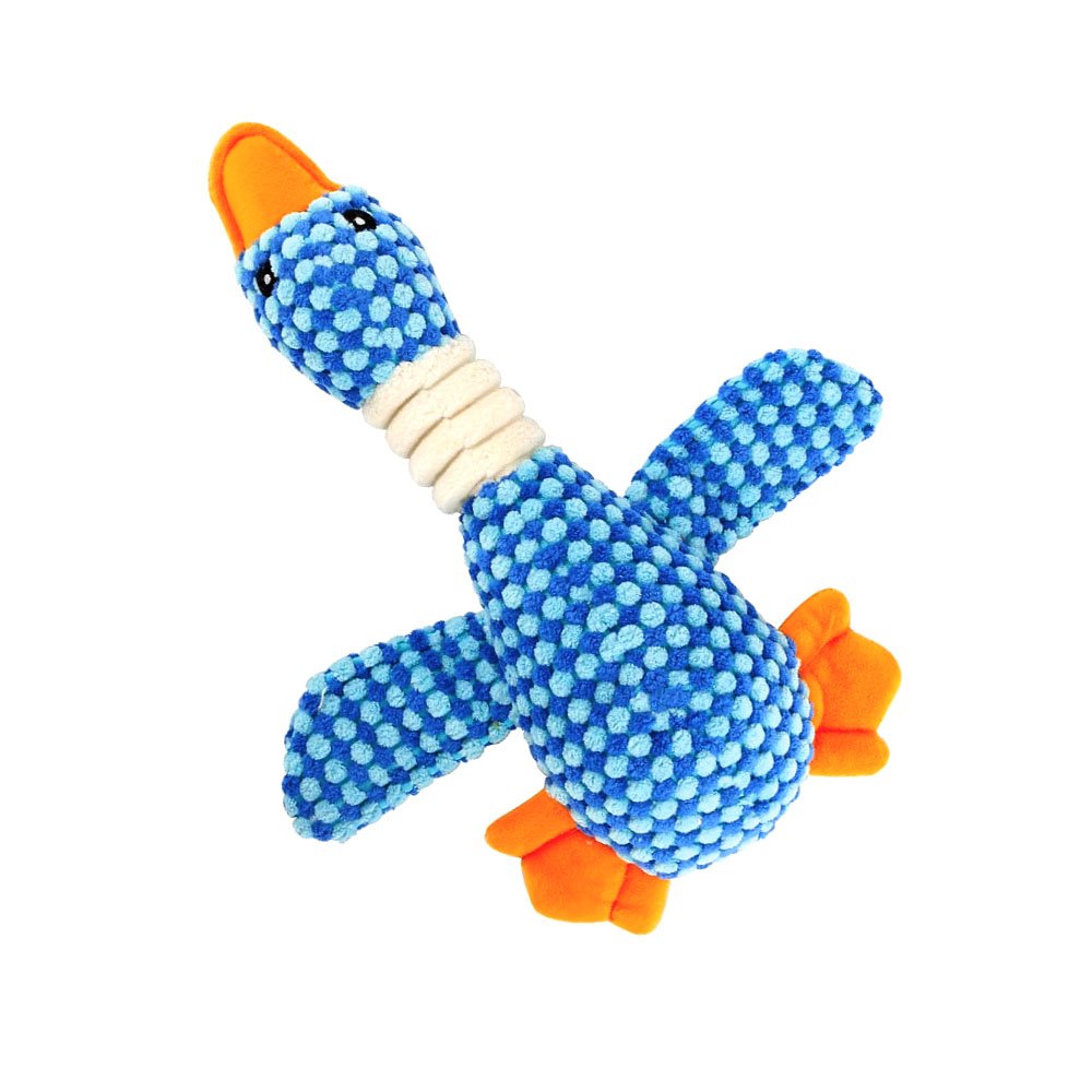 Pluszowa zabawka dla psa gęś, dobrze widoczna zabawka, pies, pluszak dla pupila, piszcząca