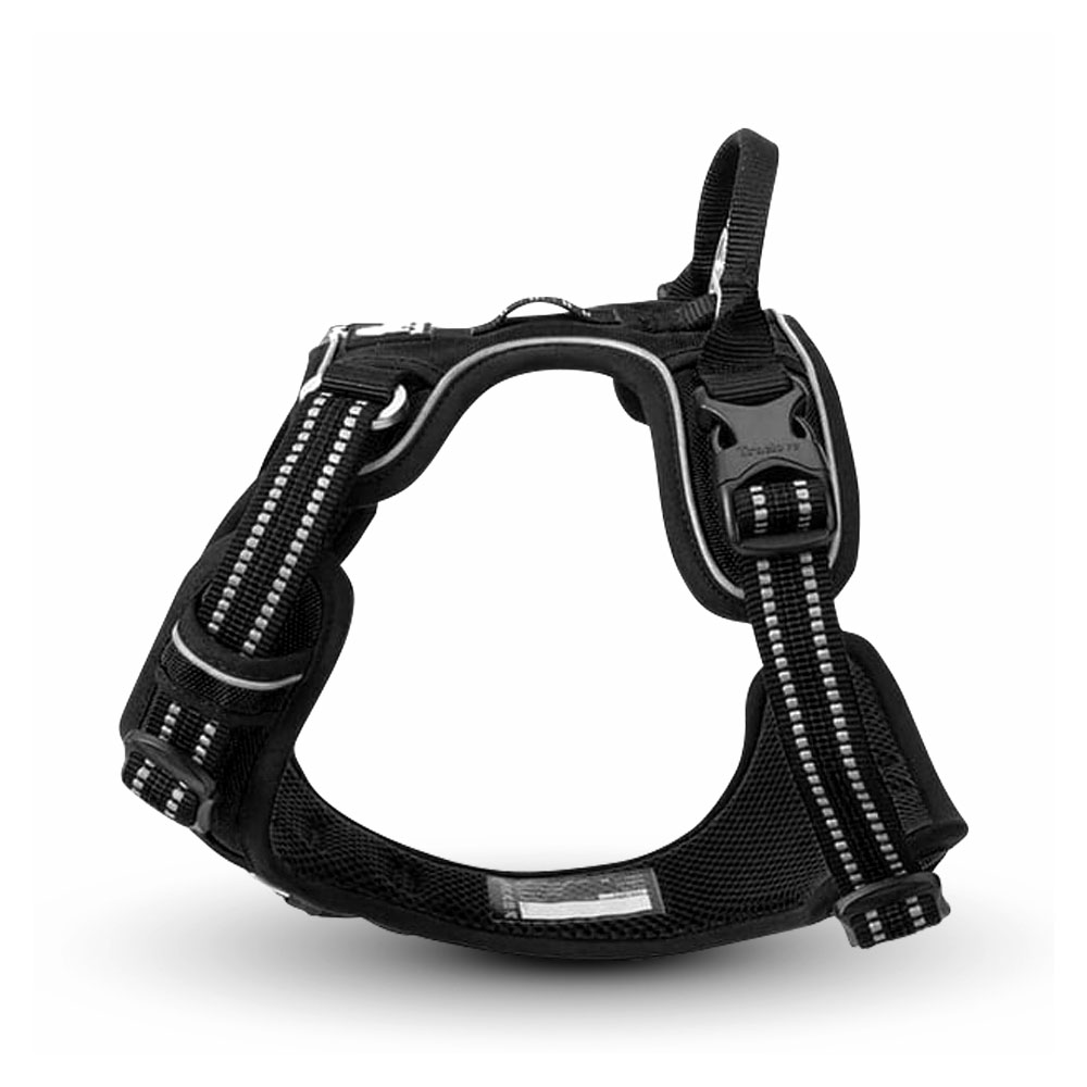 Czarne szelki klasy Premium Truelove Front Line dla psa