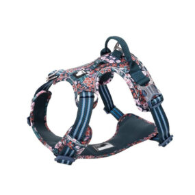 Szelki dla psa Truelove Blossom Premium, Navy blazer, granatowo-czerwony