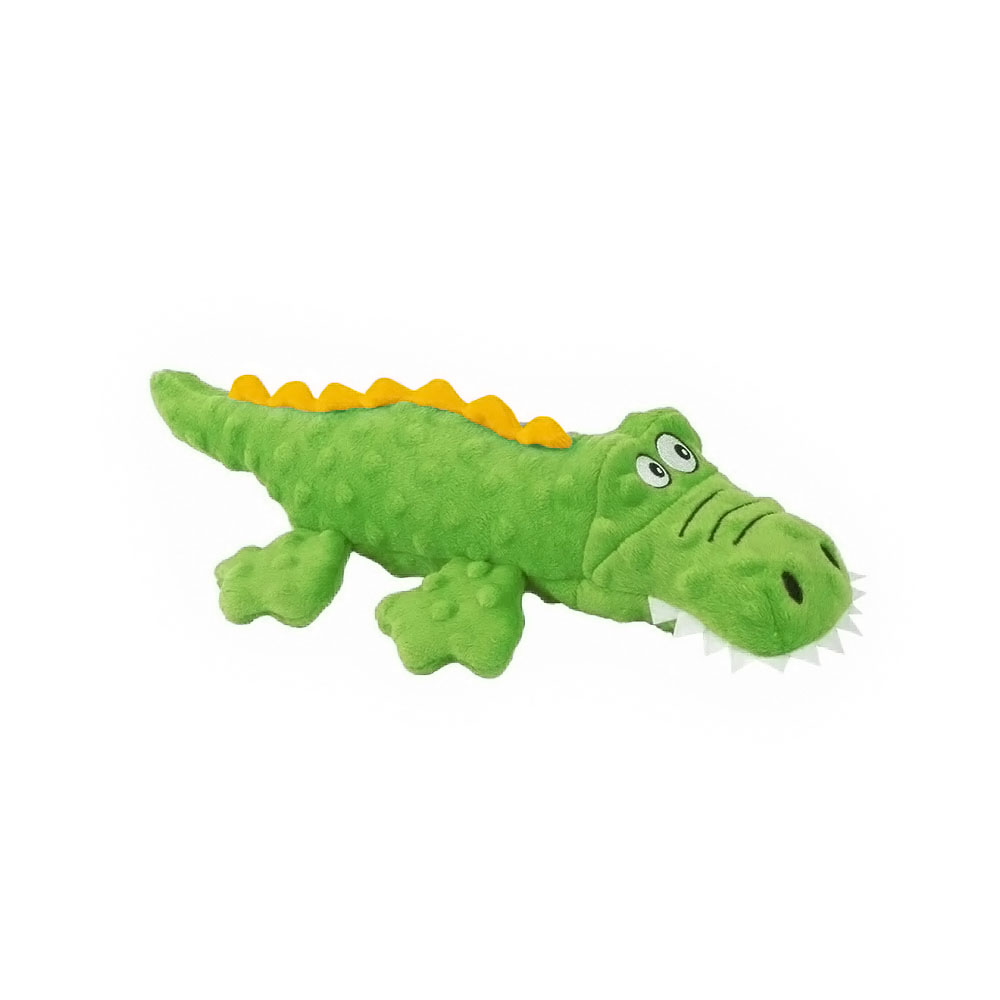 Maskotka krokodyl dla psa, zielony, aligator